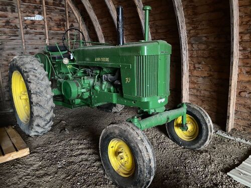 *1954 JD 70 53hp gas tractor