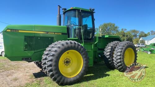 JD 8560 4WD tractor, 4174hrs showing, s/n001888