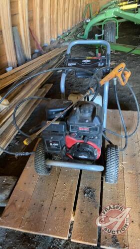 B&S 2900psi pressure washer w/9hp gas engine