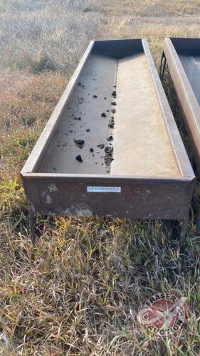 10’ Miami metal trough feeder