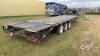 1995 30’ Norberts triple axle flat deck Trailer, VIN# 2N9E7SC48SG017116 Owner: Stewart Cattle Co Ltd, Seller: Fraser Auction____________ - 11