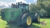 JD 8770 4wd tractor, 300hp, 7866 hrs showing s/nRW8770S001193 - 2