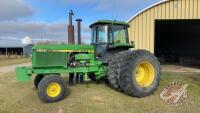 JD 4850 2WD Tractor,211hp, 8837 hrs showing s/nRW50P005240