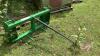 JD 3-prong bale spike w/JD 740 mounts - 2