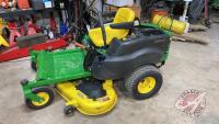 JD Z245 EZ Track zero turn mower, 393 hrs showing s/nM0Z245D048031