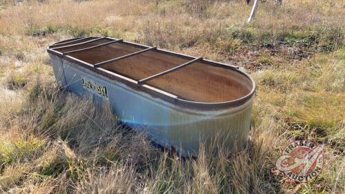 10' Galvanized Water trough