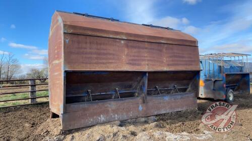 10 ton Miami welding metal creep feeder on skid