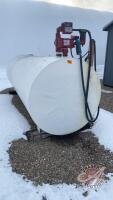 1000-gal Westeel fuel tank with Fill-Rite 20GPM pump and meter