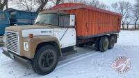 1974 IH Loadstar 1700 Tag Axle grain truck, 094,561 showing VIN# 10672DCA15703, Owner: F A Rabe & Sons, Seller: Fraser Auction_______________