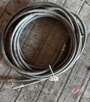 (2) 39' hyd hoses with ends 1/2"