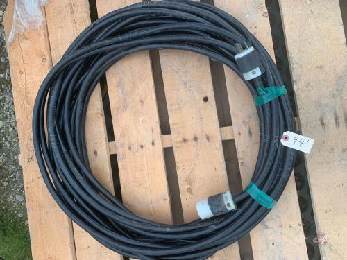 Approx. 94' of 10/3 600-volt HD extension cable with 30-amp 250-volt Twist-Lock ends