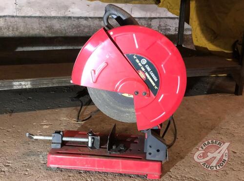 King Canada 14' cut-off saw & B+D angle grinder