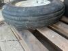 used 6.70-15 tire on 4-bolt rim - 2