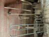 2-wheel dolly cart (grey) & various yard tools (sells as a lot)