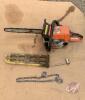 Stihl 025 chainsaw with 16" bar and spare chain