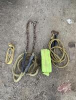 Tow strap & tow ropes (sell as a lot)