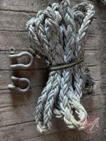 50' x 2" tow rope with (2) shackles