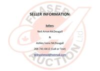 Seller Contact Information