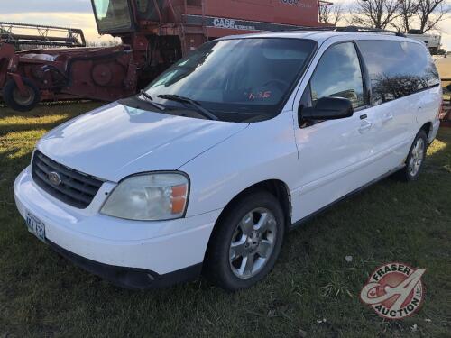 2007 Ford Freestar Sport Passenger Van, mileage doesn't show, VIN# 2FMZA57297BA06344, K35, Owner: Henry Friesen, Seller: Fraser Auction _______________, ***TOD , keys***