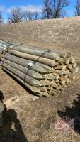 Fence Posts 5-6 inch approx 6ft long, K40