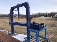 70 inch heavy press with 1 1/2 HP motor and pump, K49