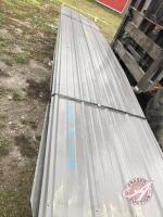 Grey Cladding - used approx 20 sheets x 16 ft, K36