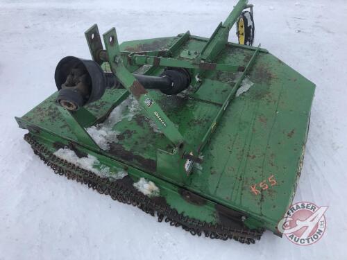 5ft JD 513 scrub cutter, 3PT, s/n W00513X035375, K55