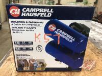 Campbell Hausfeld inflation and fastening 4 gal air compressor - NEW, K57 B