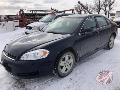 2010 Chevrolet Impala LS, 90,784 showing, VIN# 2G1WA5EKXA1159895, K59 Owner: Robert G Nichol, Estate of Flora Nichol, Seller: Fraser Auction_______________ ***TOD, keys***