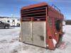 Homemade 16ft T/A horse trailer, rubber mat floor, 1 spare tire, single partition, gooseneck farm ball style hitchVin# Homemade, K67 - 13