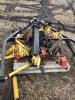 28ft Bourgault 8800 air seeder, with parts to extend to 30ft, with 4 row Bourgault Harrows, 8 inch spacing, knock-on sweeps, Bourgault Cart Model 2130 Special, 2 compartment, self-load auger, hyd fan, s/n 4526, K55 - 22