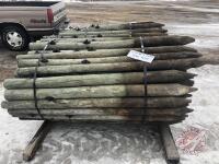 fence posts 6ft long x 3-4 inches, K58