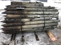 fence posts 6ft long x 3-4 inches, K58 B