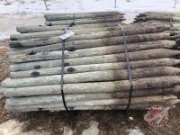 fence posts 6ft long x 3-4 inches, K58 F