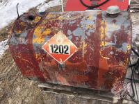 150 gal slip tank - dented on top, K36