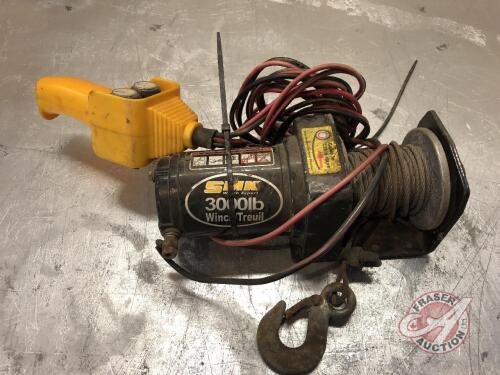 SMK 3000lb winch 122VDC, 1360kg, K36