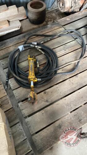 hydraulic hose and cylinders