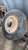 11R22.5 Michelin tires on steel rims
