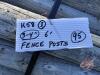 fence posts 6ft long x 3-4 inches, K58 I - 2