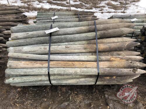 fence posts 6ft long x 3-4 inches, K58 L