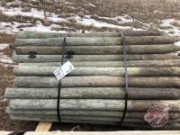fence posts 6ft long x 3-4 inches, K58 M