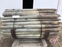 fence posts 6ft long x 3-4 inches, K58 P