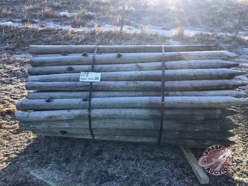 fence posts 7ft long x 3-4 inches, K58 Q