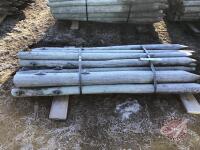 fence posts 6ft long x 3-4 inches, K58 R