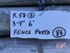 fence posts 6ft long x 3-4 inches, K58 S - 2