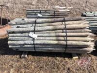 fence posts 7ft long x 3-5 inches, K58 T
