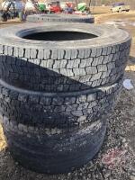 275/80R24.5 x ZA3 Michelin tires, K84
