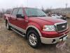 2008 Ford F150 Lariat Supercrew, 4x4, 234,364 showing, VIN# 1FTPW14V68FB94079, K90, Owner: Donald E McGregor, Seller: Fraser Auction__________, ***TOD & keys*** - 2