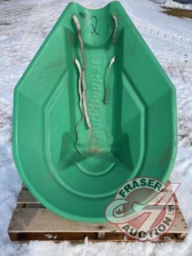 Agri-Hopper poly auger hopper (Green) Marked #2