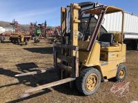 CAT V30B Fork Lift, hydrostatic drive, 3625 hrs showing, K60